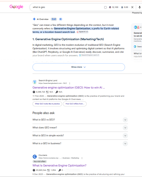 Generative Engine optimization